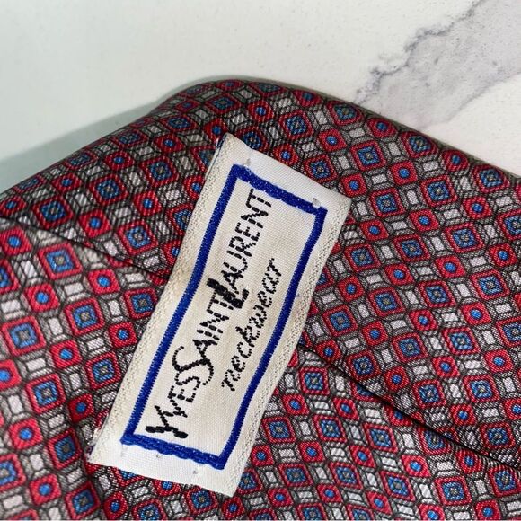 Yves Saint Laurent silk tie - Picture 3 of 4